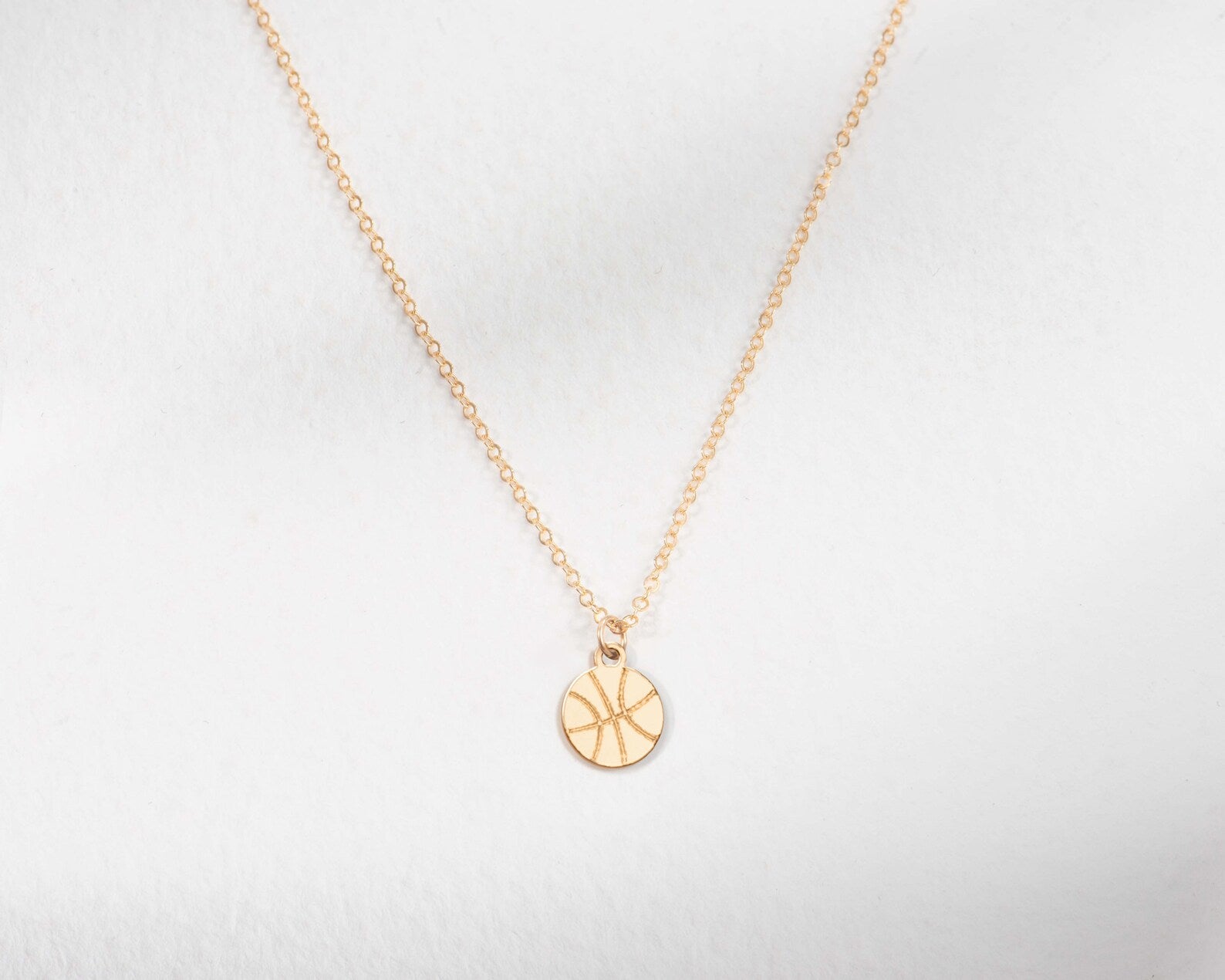 Basketball Charm 925 Sterling Silver Pendant