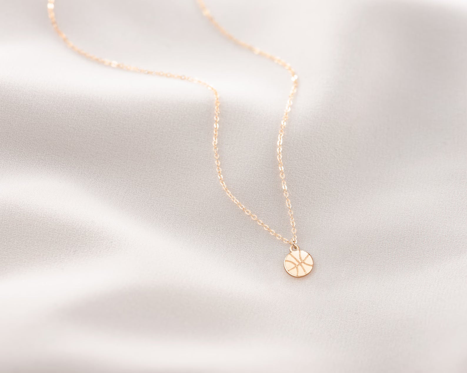 Basketball Charm 925 Sterling Silver Pendant