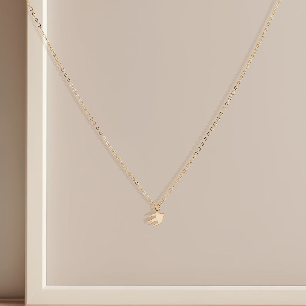 Swallow Bird 925 Sterling Silver Pendant