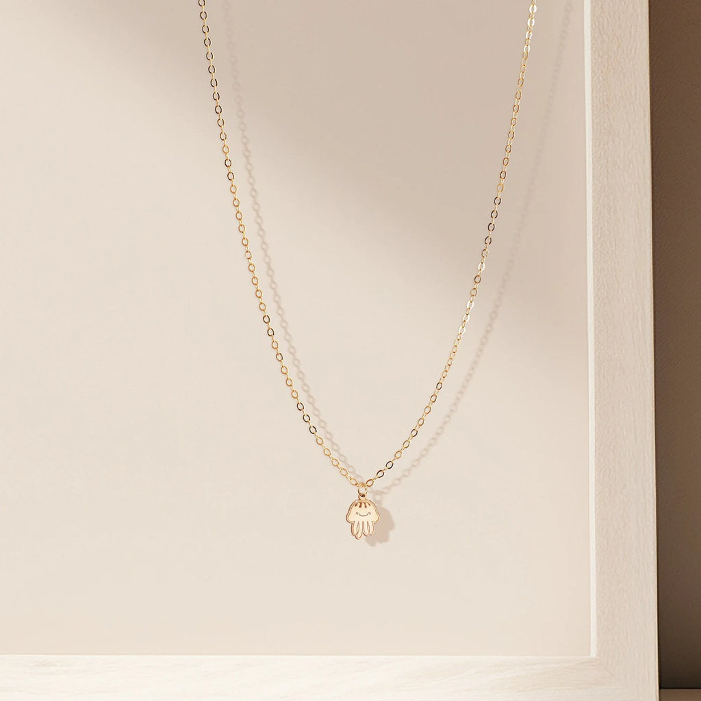 Jellyfish Ocean Jewellery 925 Sterling Silver Pendant