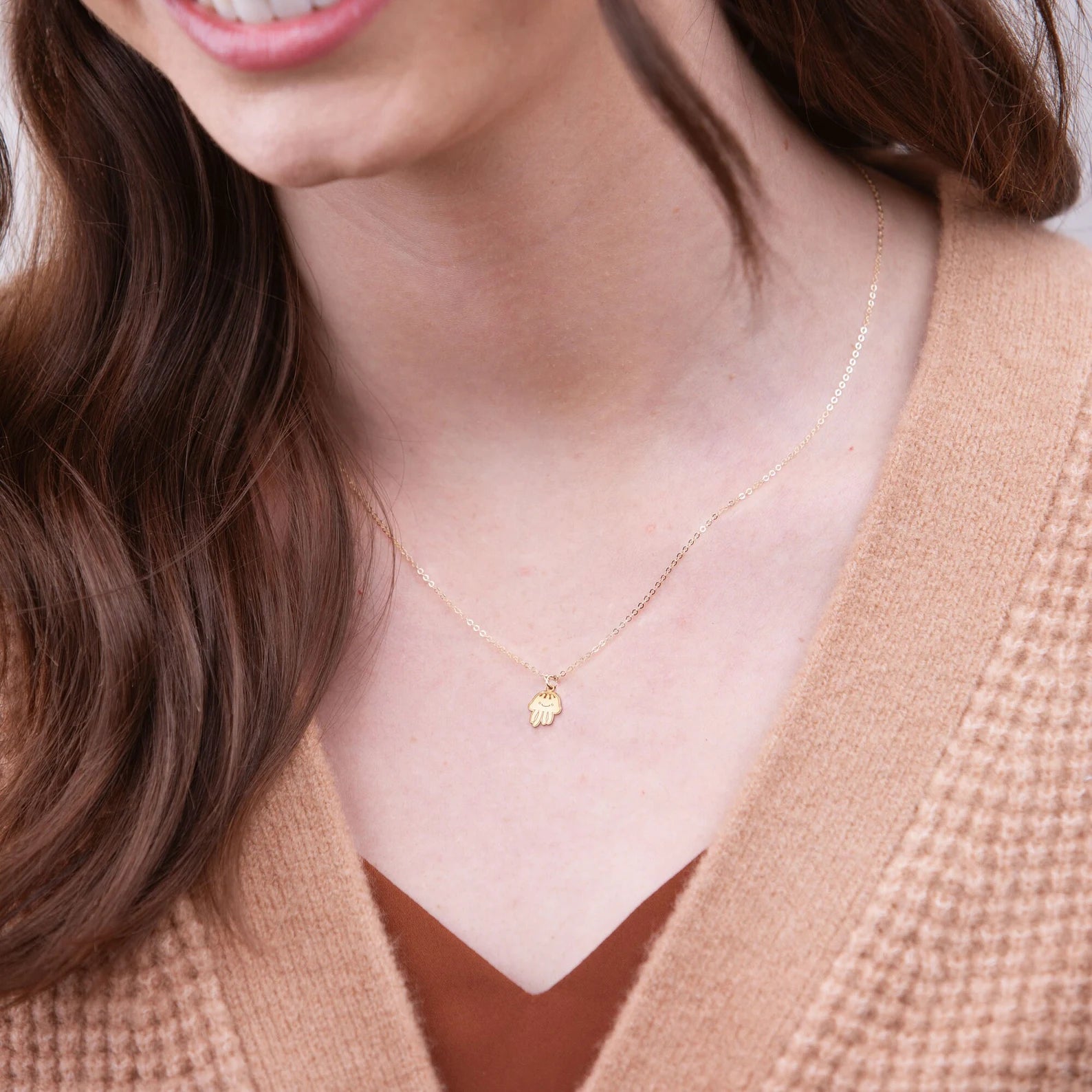 Jellyfish Ocean Jewellery 925 Sterling Silver Pendant