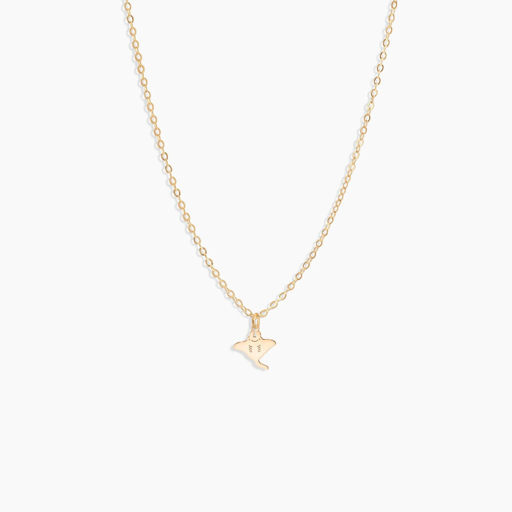 Manta Ray Necklace Stingray 925 Sterling Silver Pendant