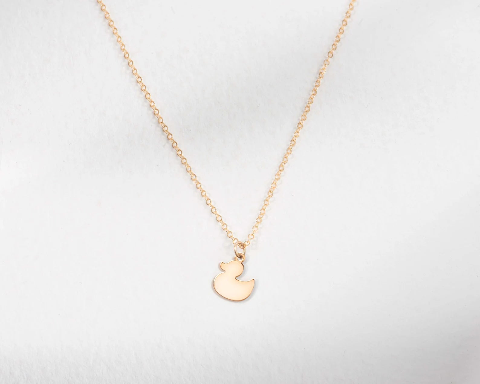 Rubber Ducky Dainty 925 Sterling Silver Pendant