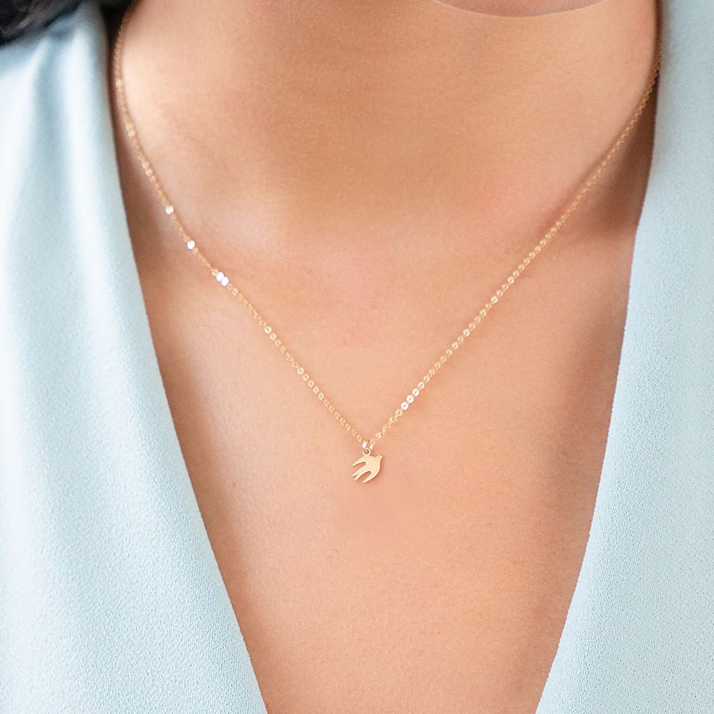 Swallow Bird 925 Sterling Silver Pendant