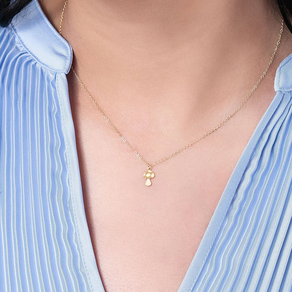 Magic Mushroom 925 Sterling Silver Pendant