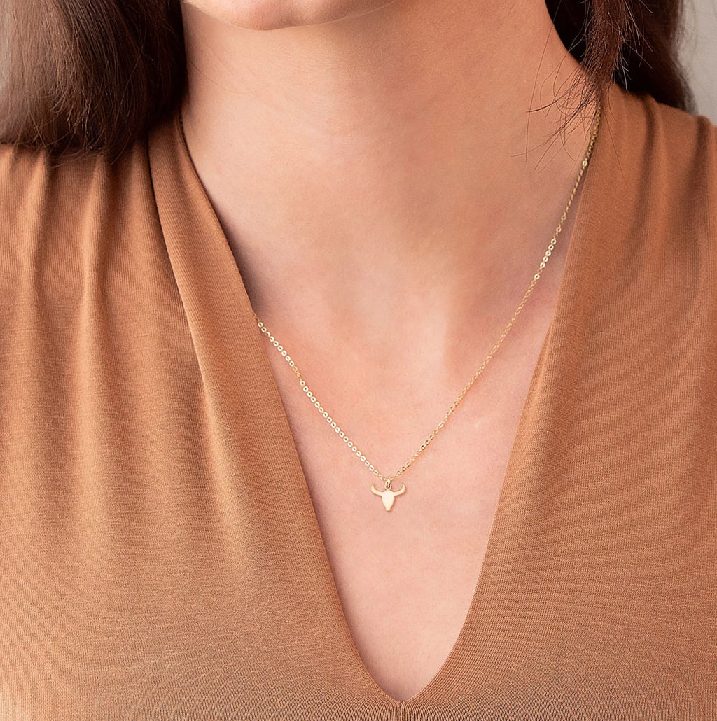 Bull Skull 925 Sterling Silver Pendant