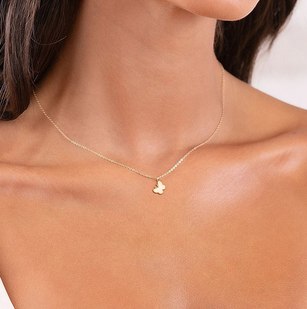Butterfly Dainty Charm 925 Sterling Silver Pendant