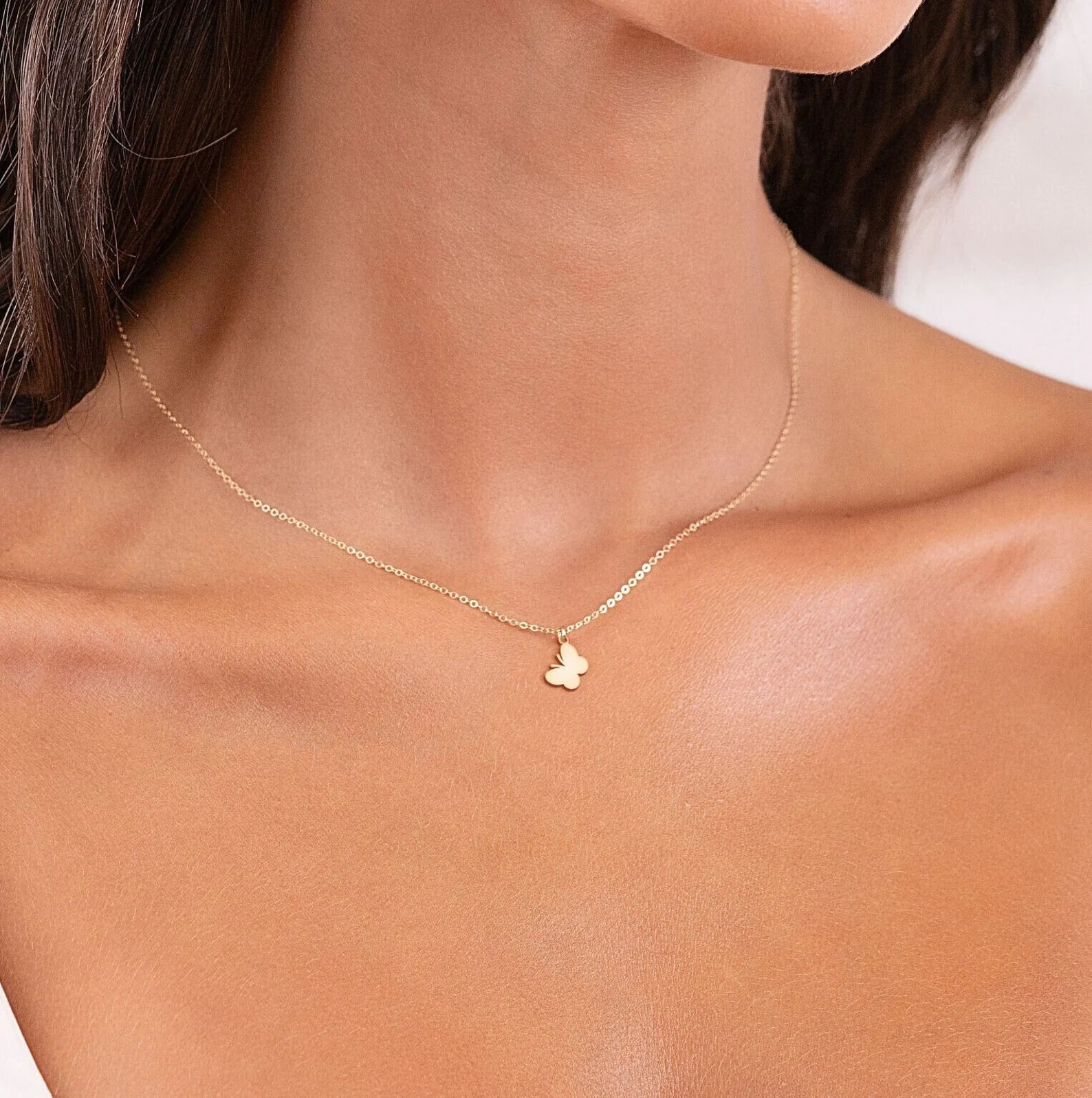 Butterfly Dainty Charm 925 Sterling Silver Pendant