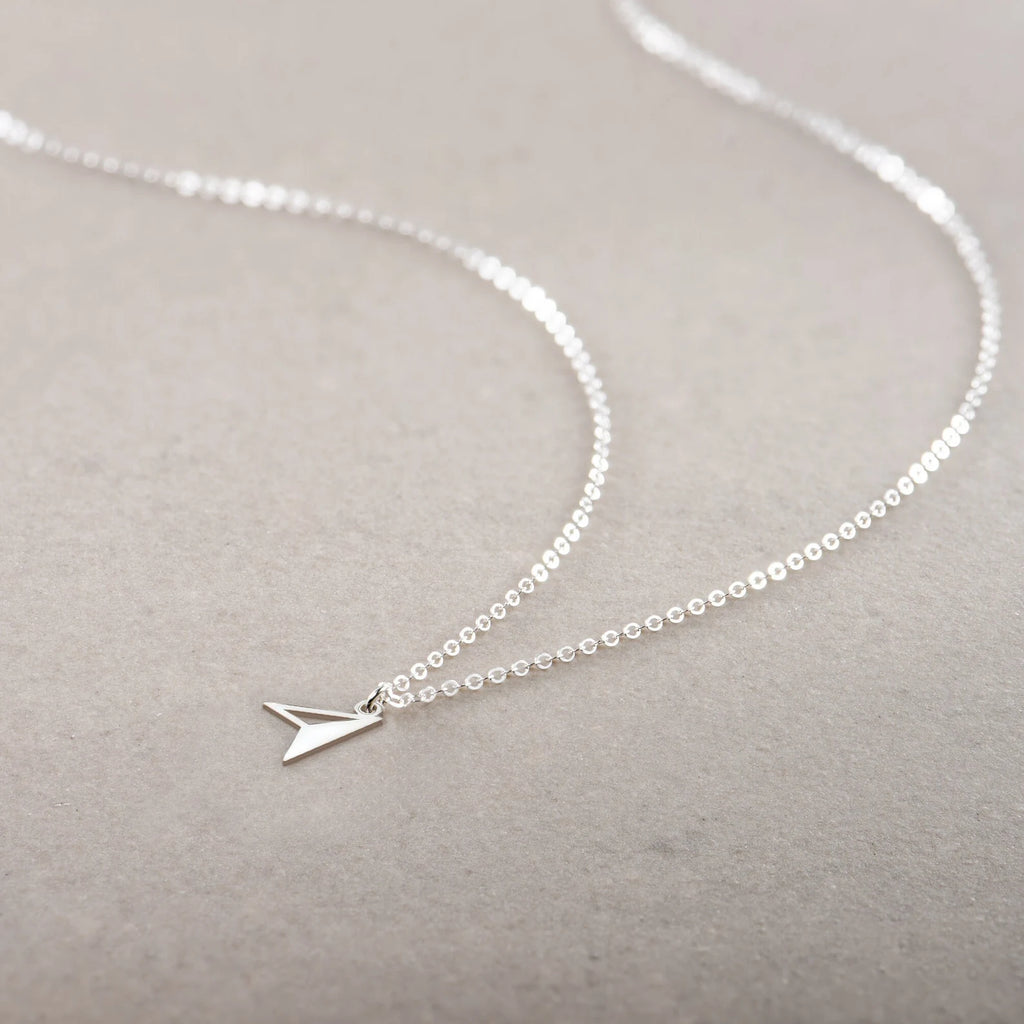 Compass Necklace  925 Sterling Silver Pendant