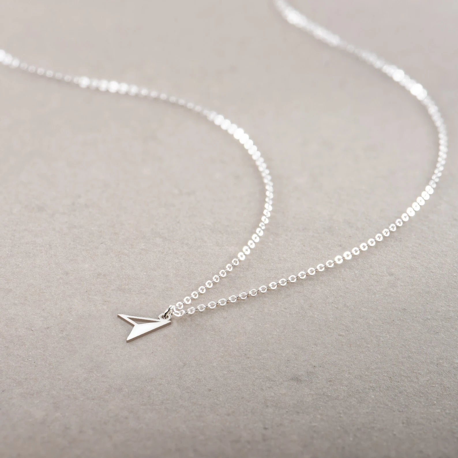 Compass Necklace  925 Sterling Silver Pendant