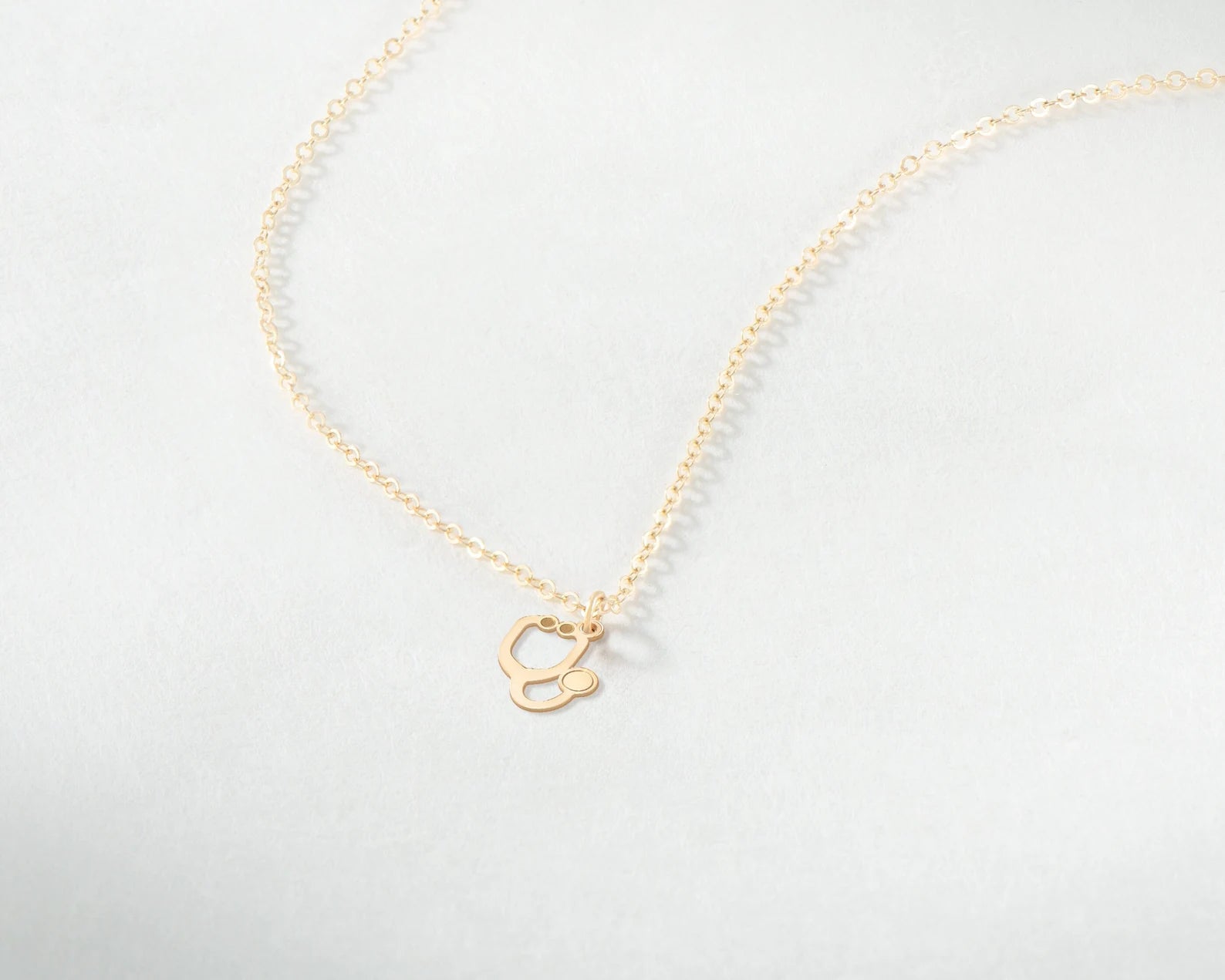 Stethoscope Doctor 925 Sterling Silver Pendant