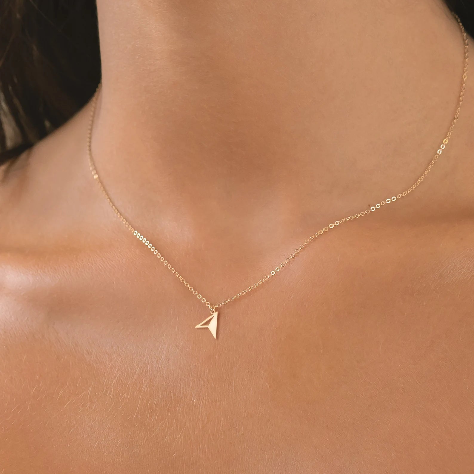 Compass Necklace  925 Sterling Silver Pendant