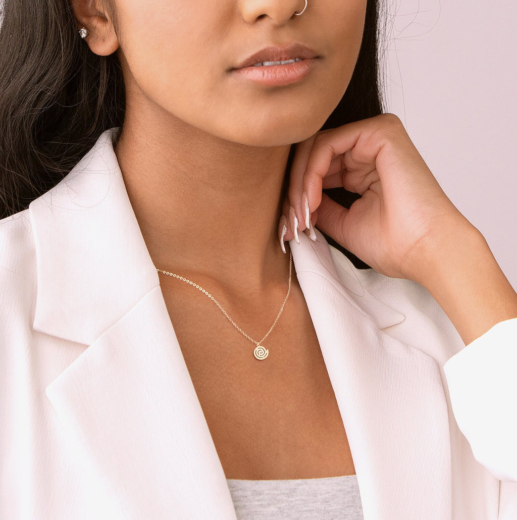 Celestial Spiral Stars 925 Sterling Silver Pendant