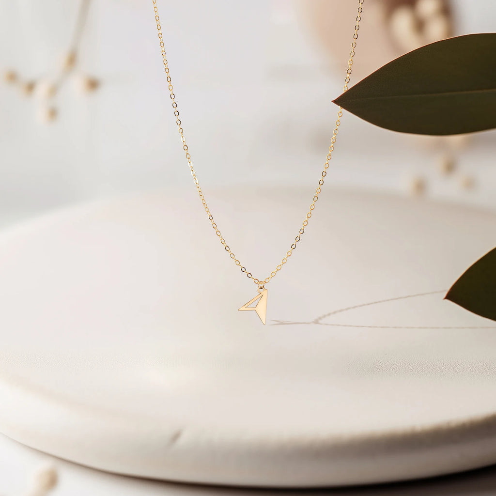 Compass Necklace  925 Sterling Silver Pendant