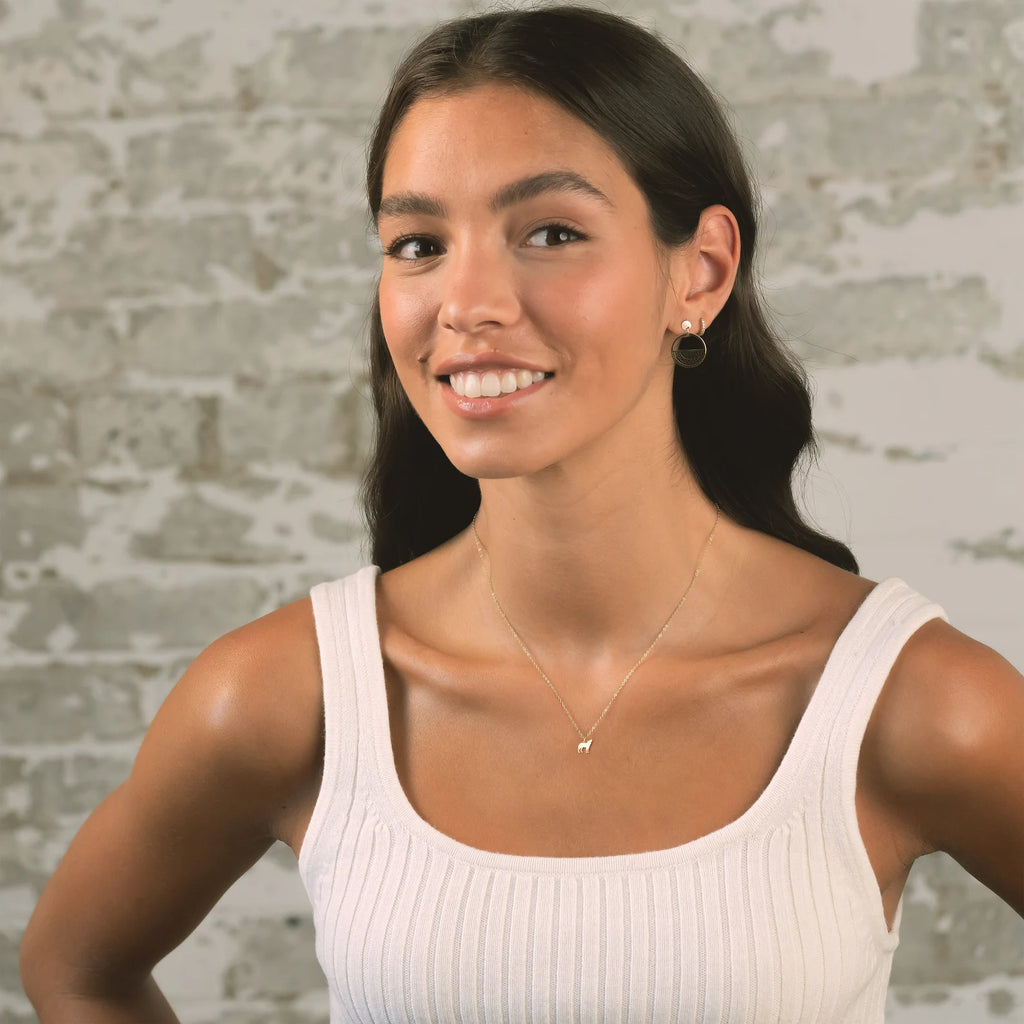 Wolf Animal Dainty 925 Sterling Silver Pendant