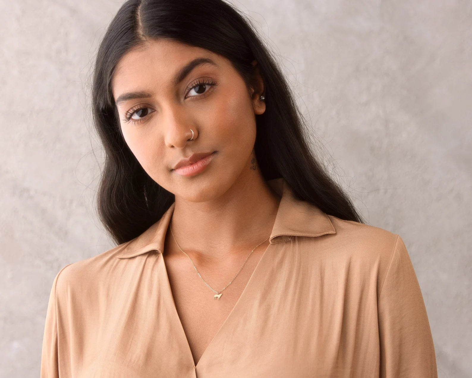 Wolf Animal Dainty 925 Sterling Silver Pendant