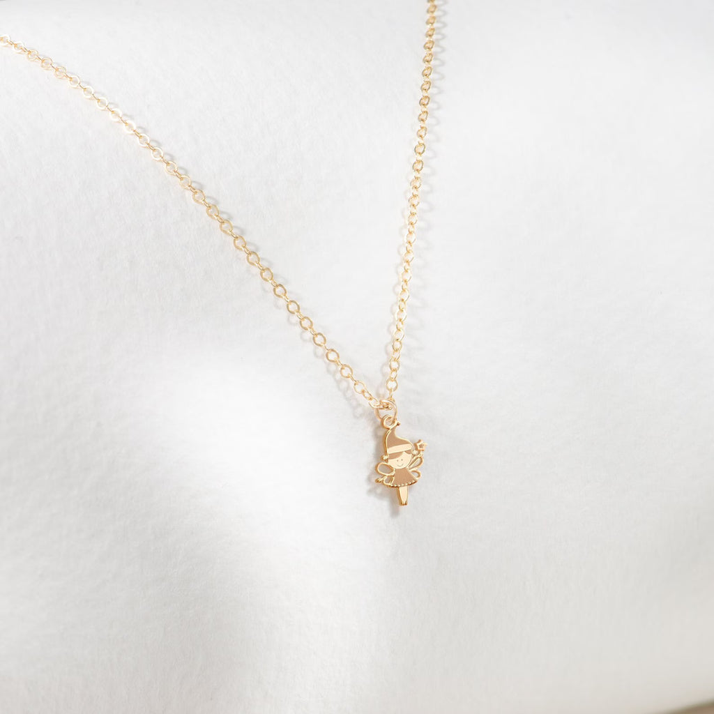 Tiny Girls Fairy 925 Sterling Silver Pendant