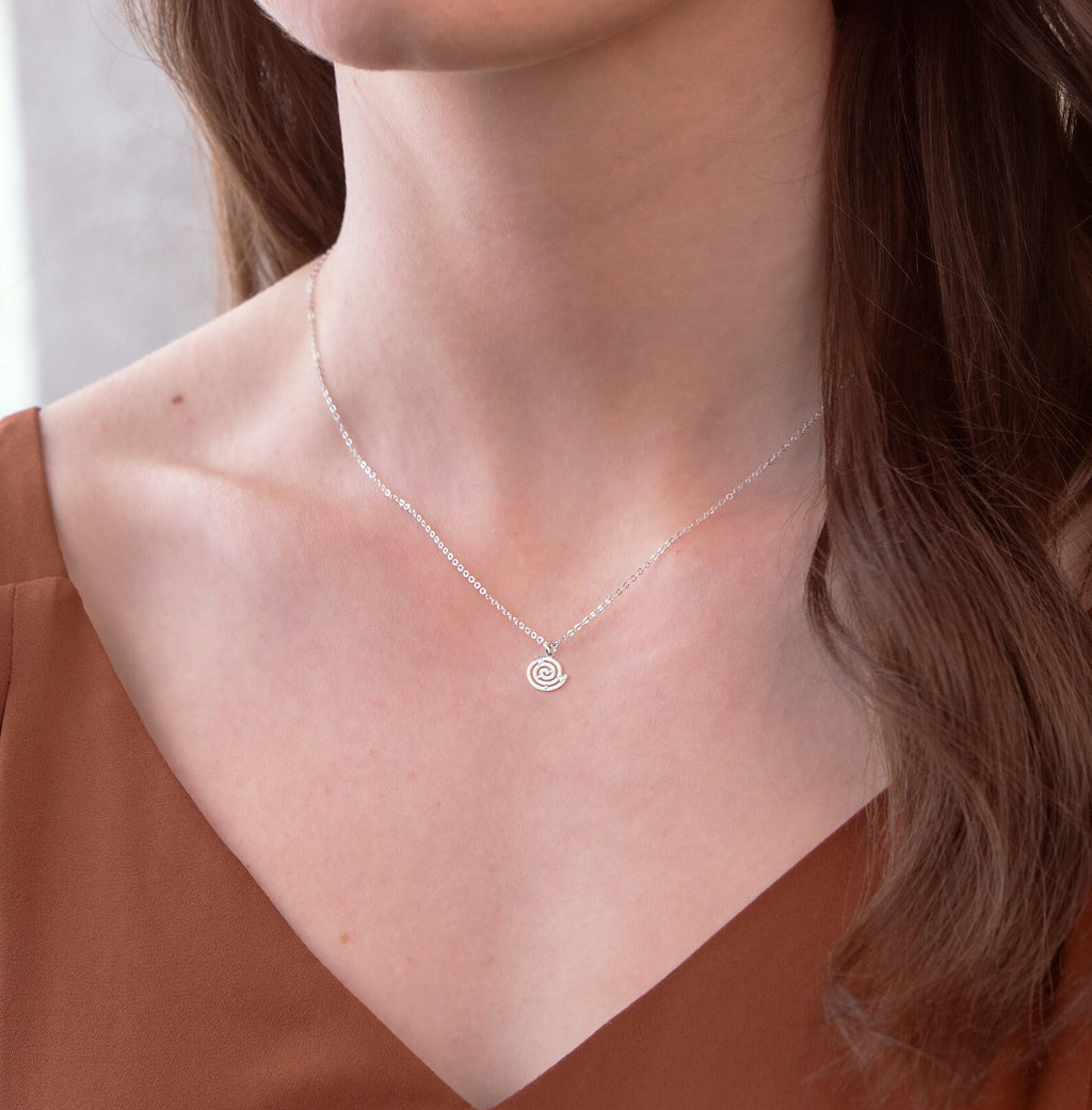 Celestial Spiral Stars 925 Sterling Silver Pendant