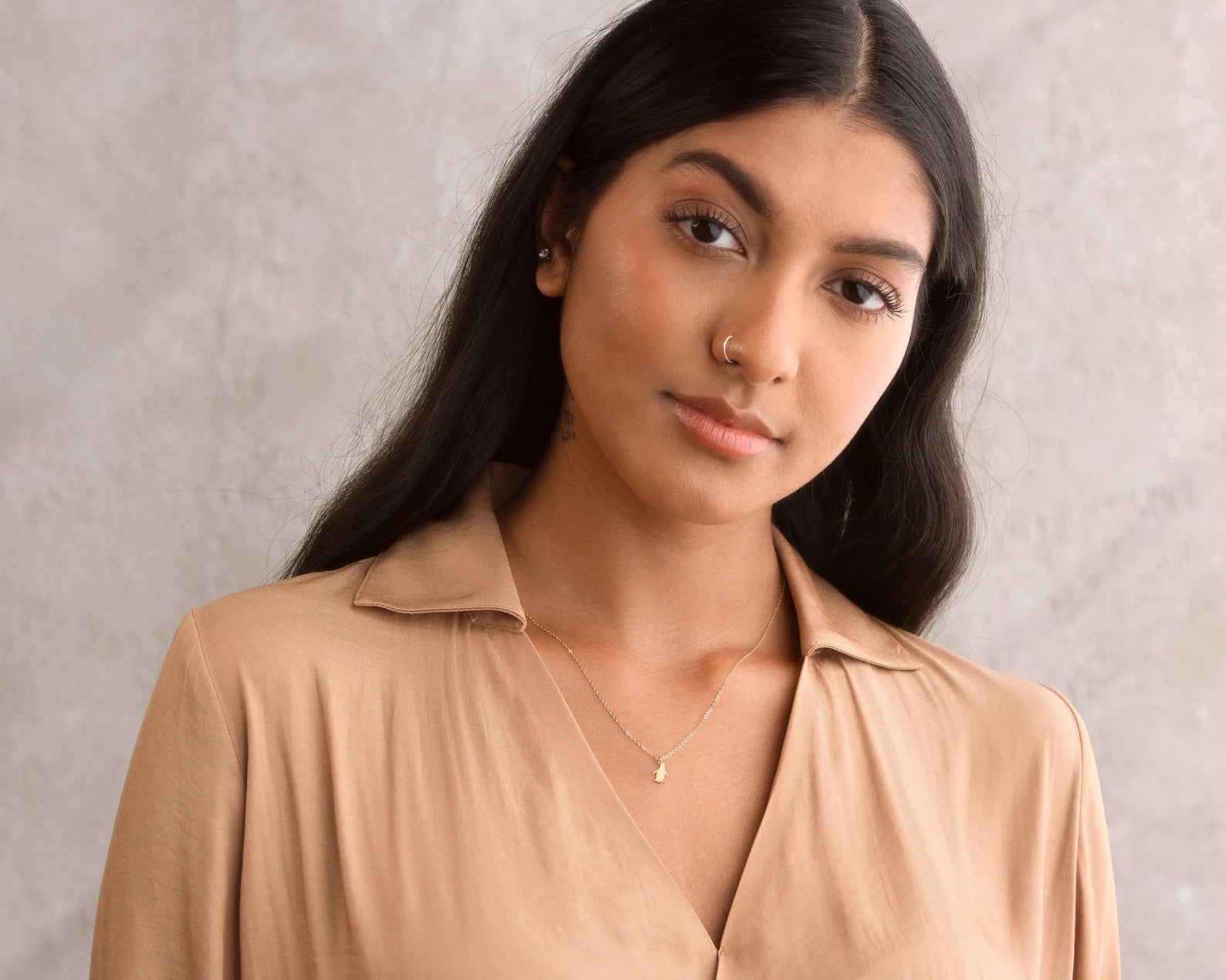 Penguin Charm Necklace 925 Sterling Silver Pendant