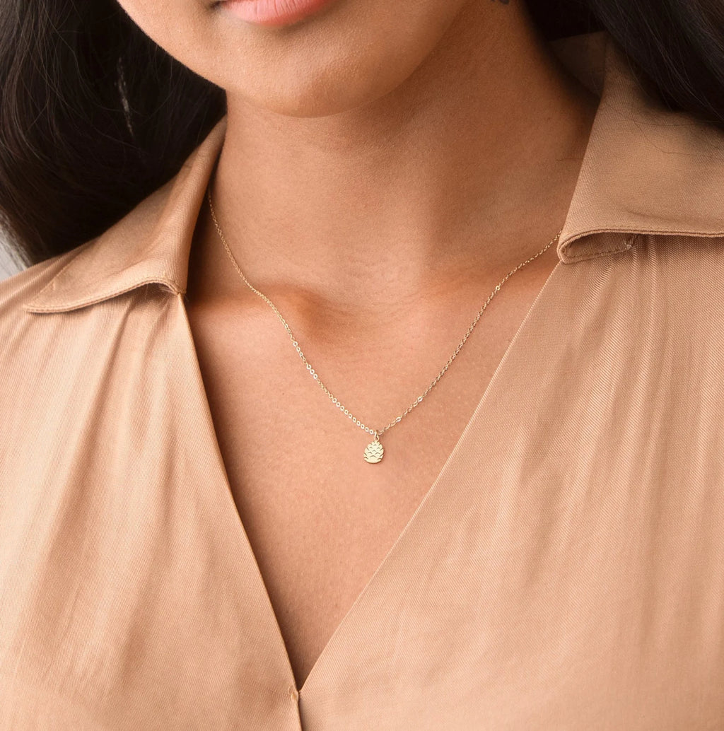 Pinecone 925 Sterling Silver Pendant