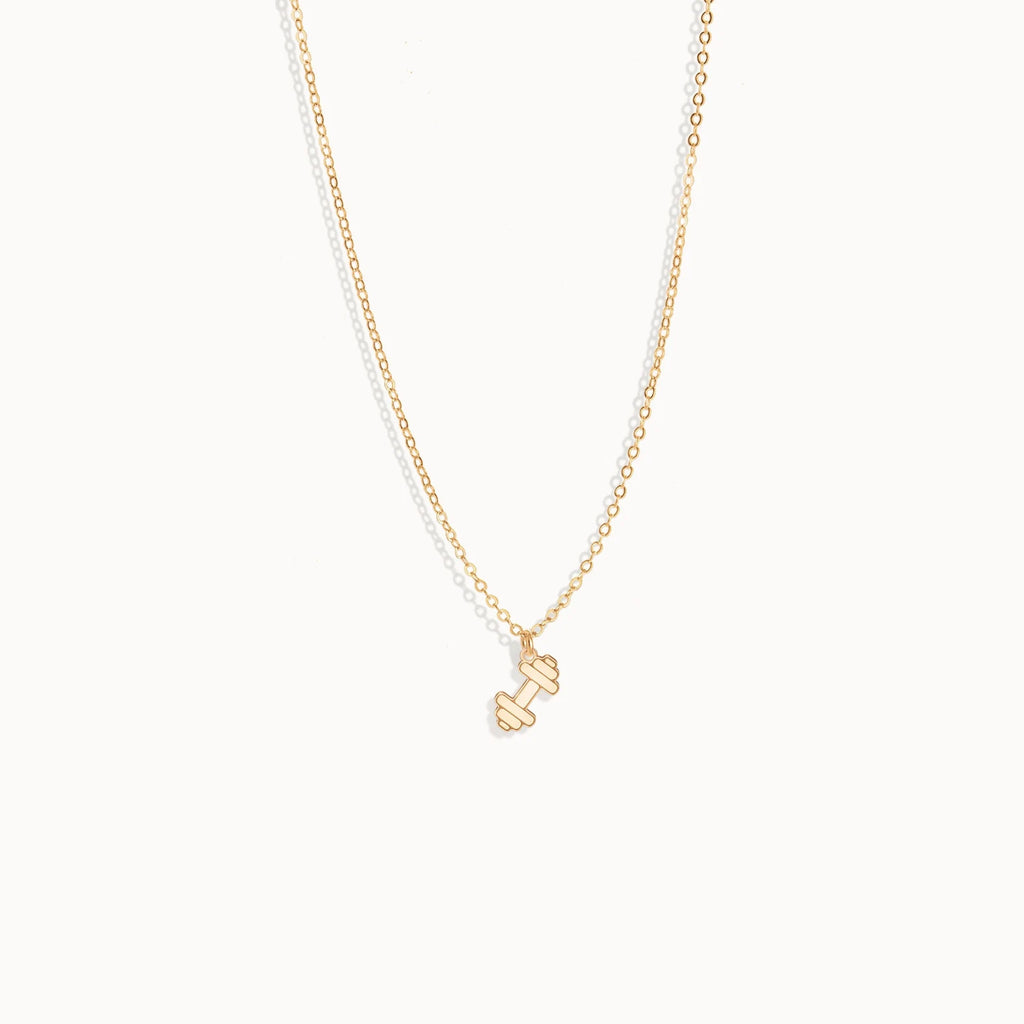 Gym Dumbbell 925 Sterling Silver Pendant