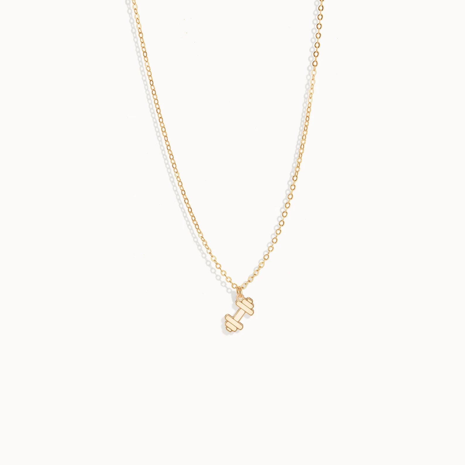 Gym Dumbbell 925 Sterling Silver Pendant