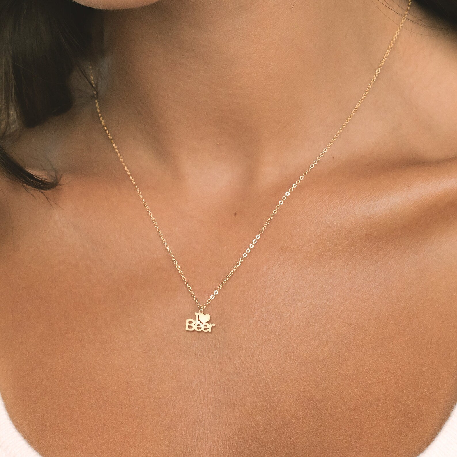 Beer Lover 925 Sterling Silver Pendant