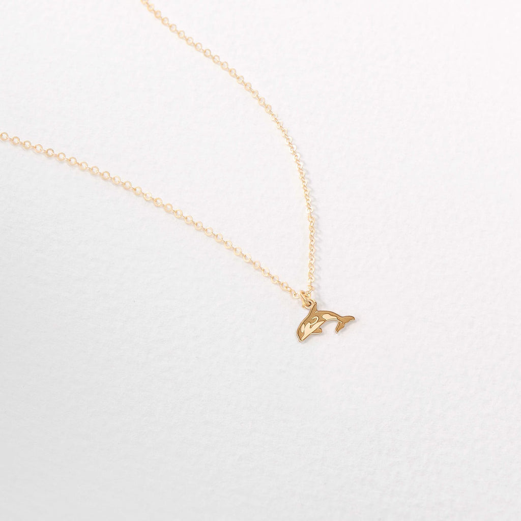 Orca Necklace Killer Whale 925 Sterling Silver Pendant