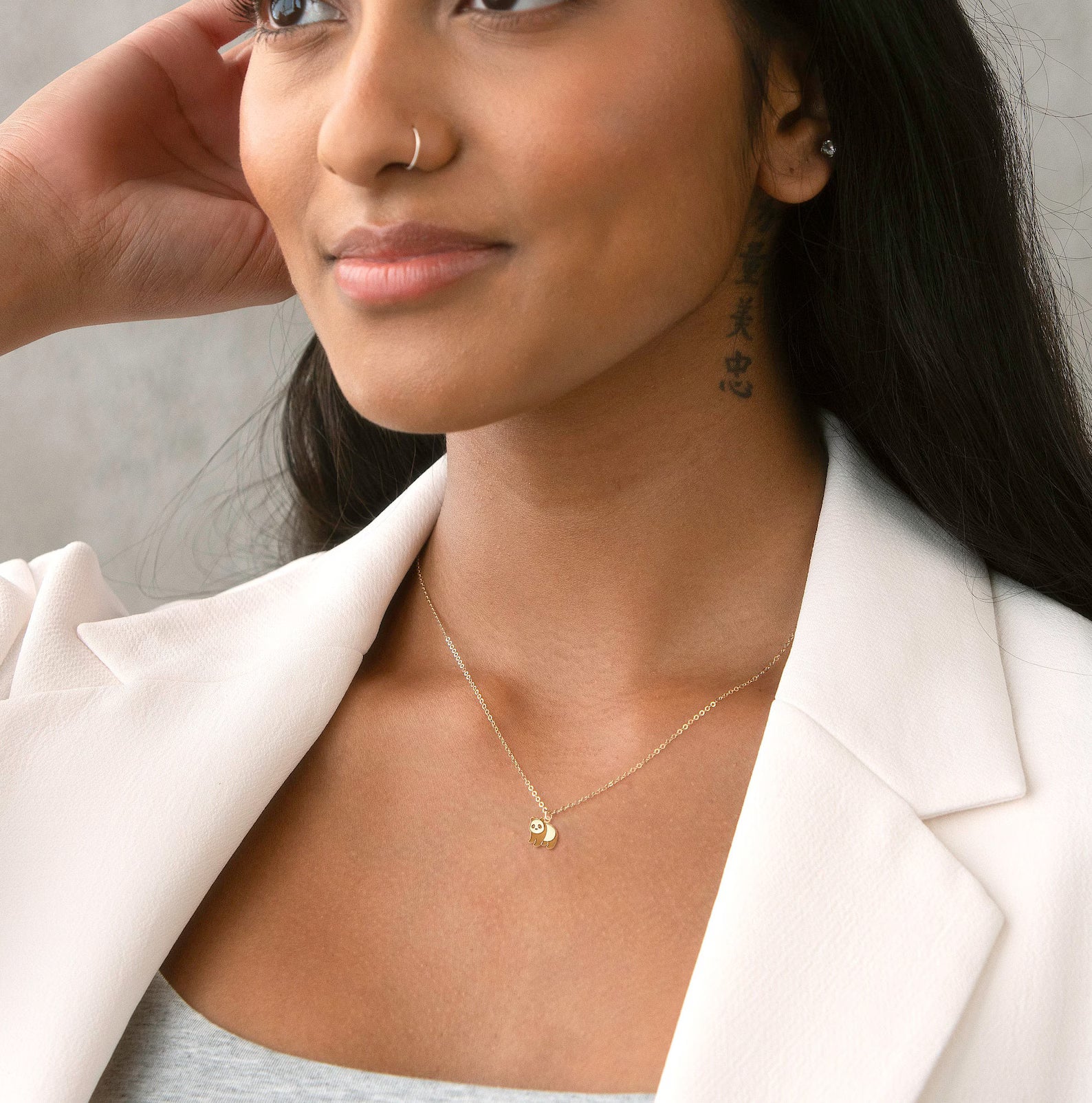 Panda Dainty Animal 925 Sterling Silver Pendant