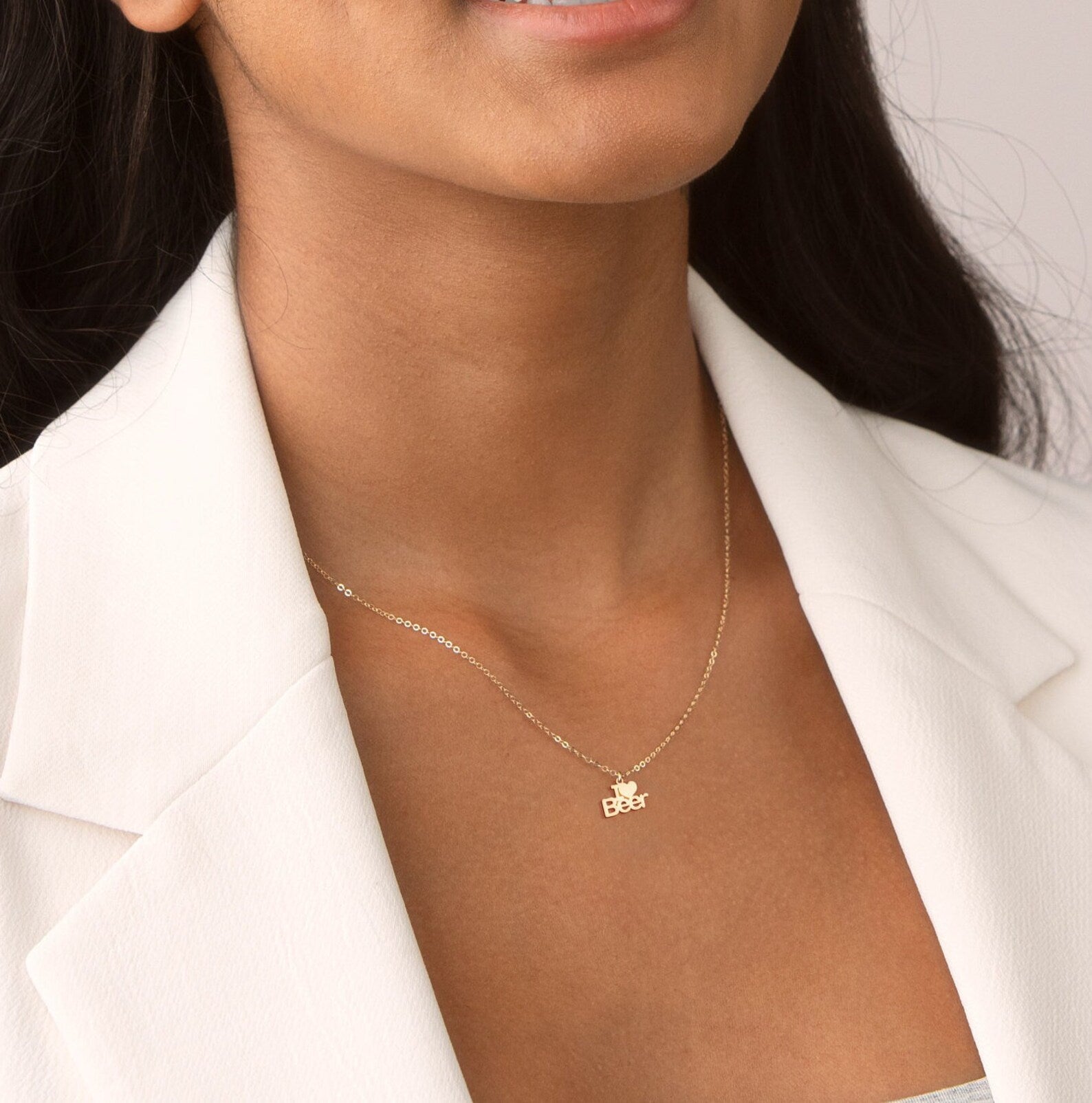 Beer Lover 925 Sterling Silver Pendant