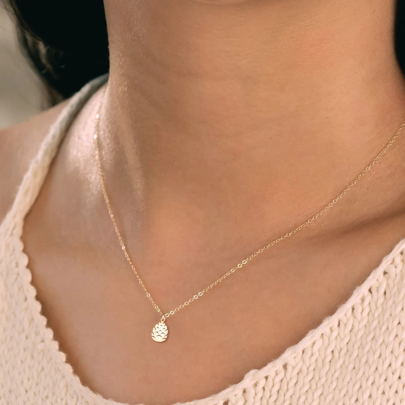 Pinecone 925 Sterling Silver Pendant