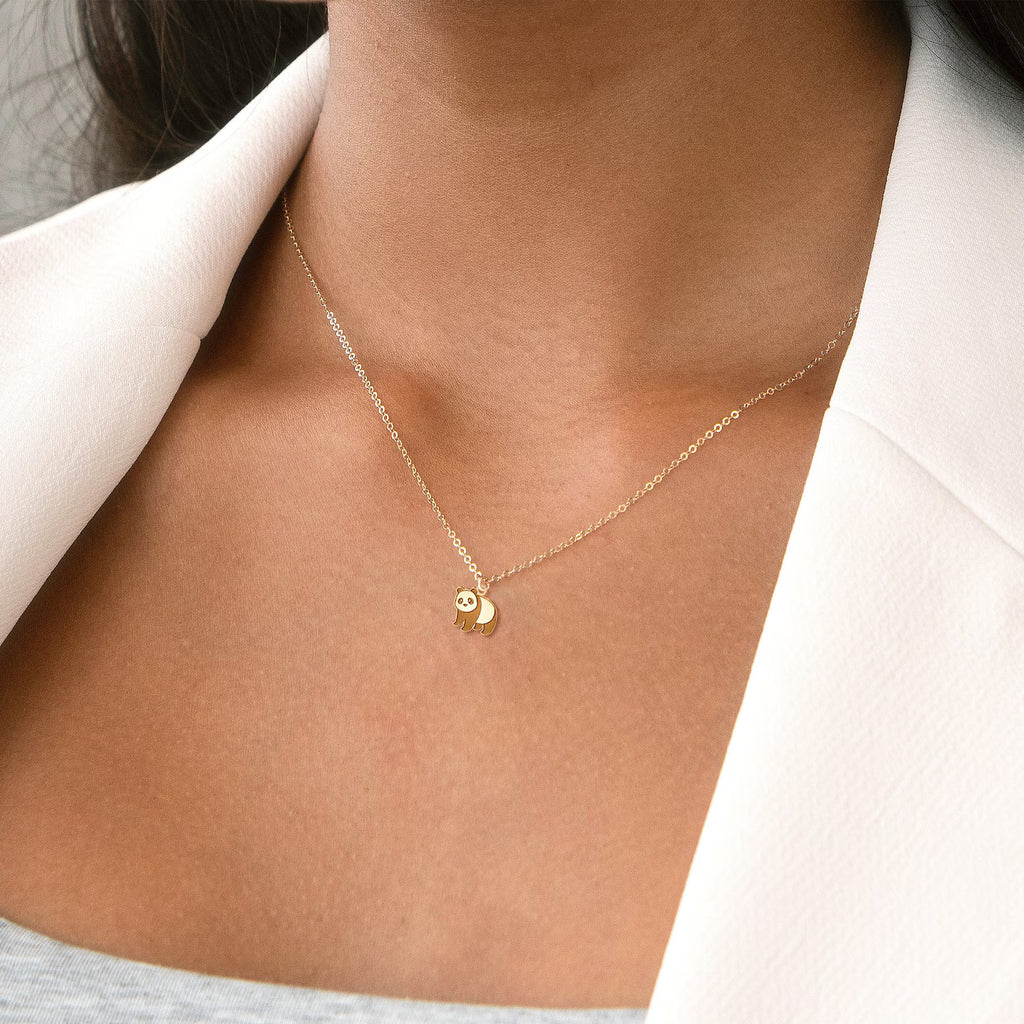 Panda Dainty Animal 925 Sterling Silver Pendant