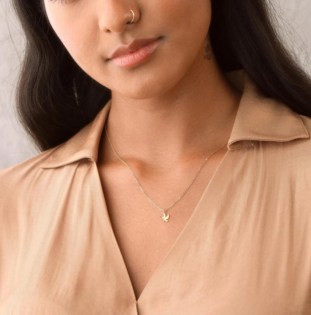 Dove of Peace 925 Sterling Silver Pendant