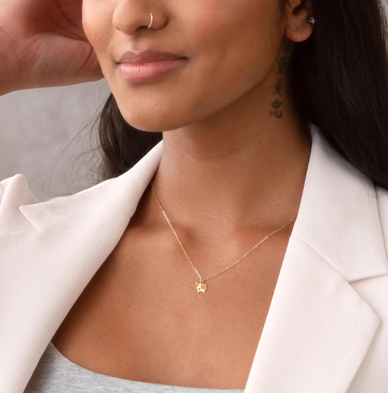 Cow Charm 925 Sterling Silver Pendant