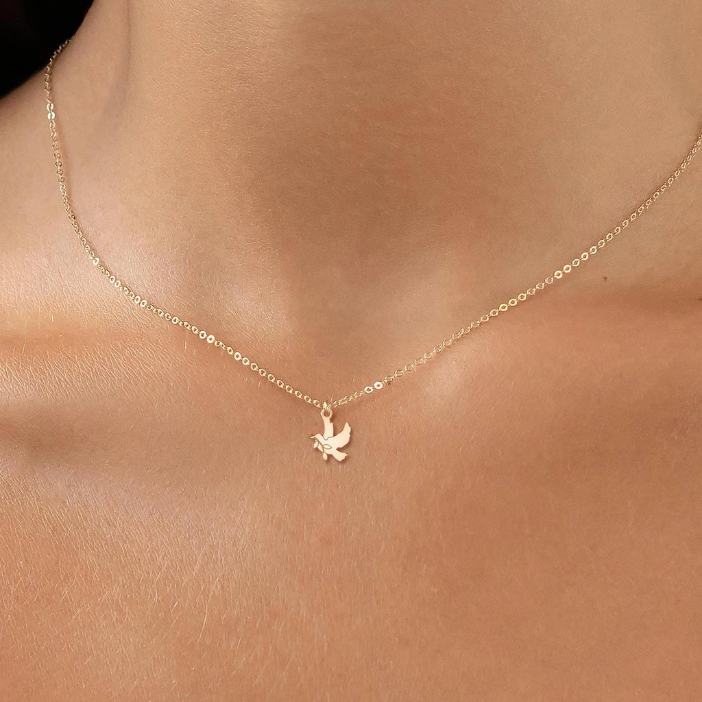 Dove of Peace 925 Sterling Silver Pendant