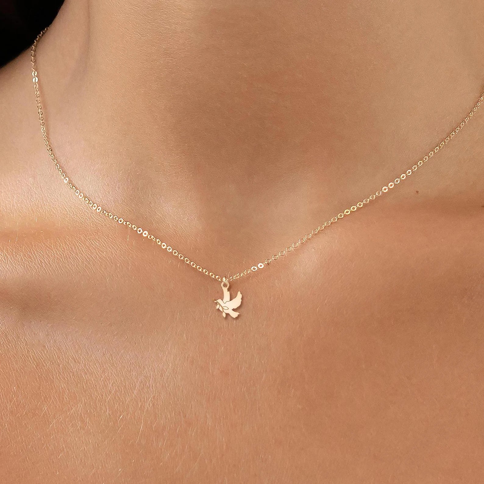 Dove of Peace 925 Sterling Silver Pendant