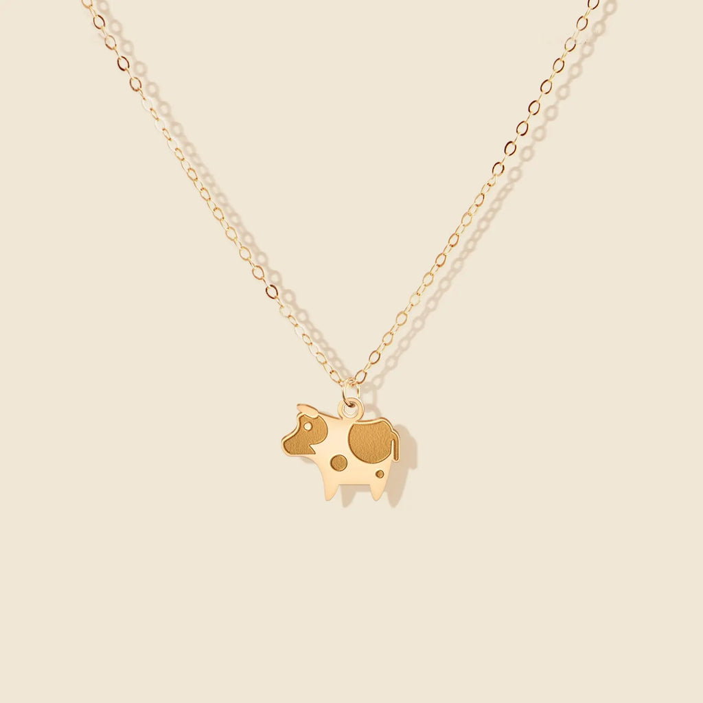 Cow Charm 925 Sterling Silver Pendant