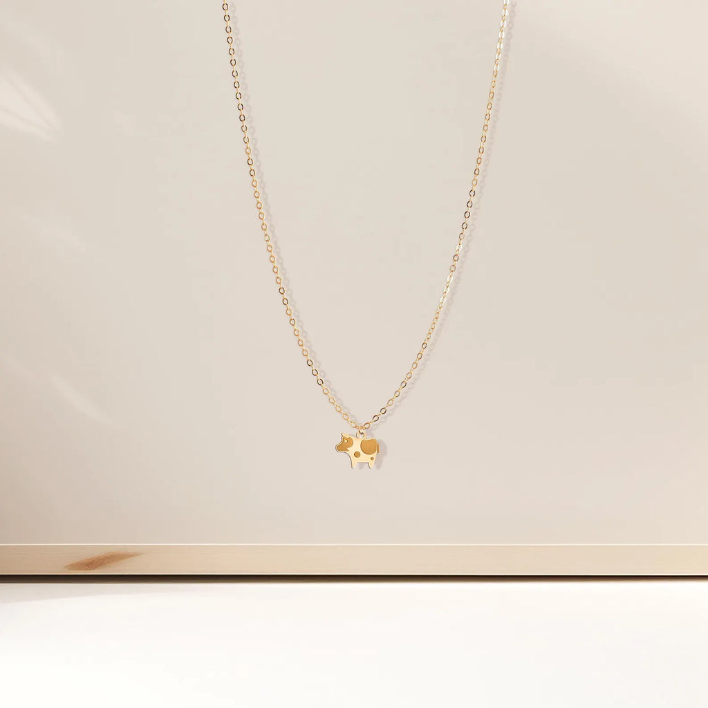 Cow Charm 925 Sterling Silver Pendant