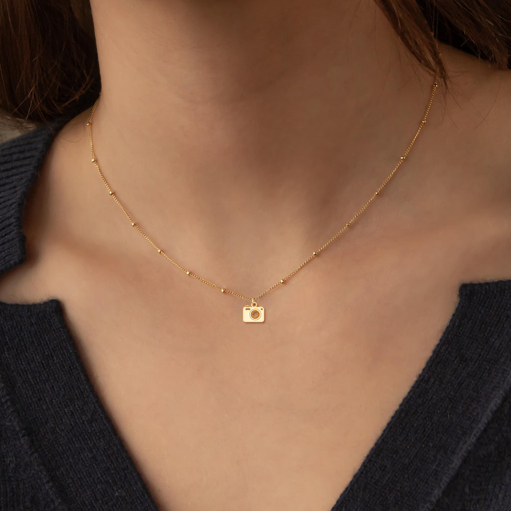 Camera Charm Photography 925 Sterling Silver Pendant