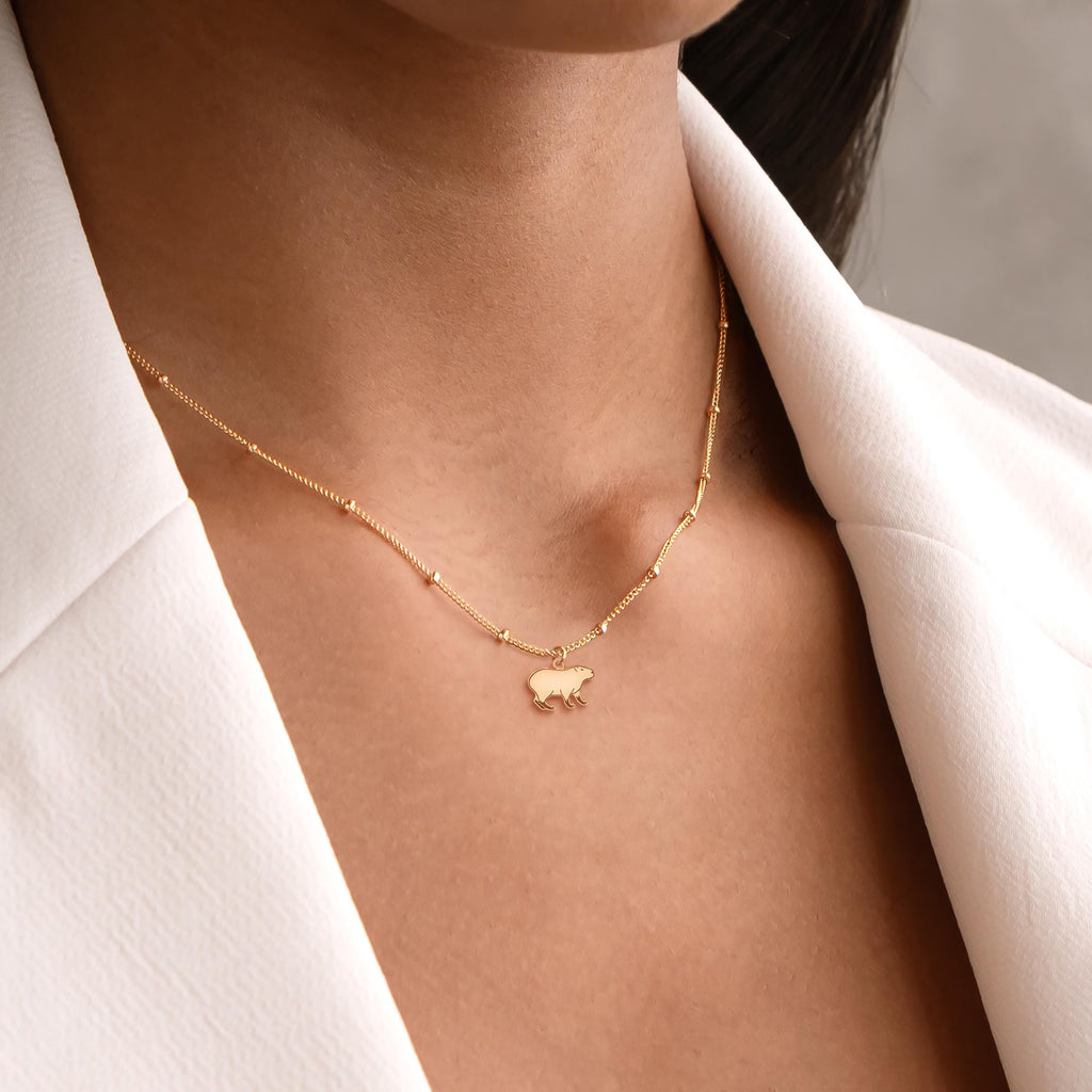 Capybara 925 Sterling Silver Pendant