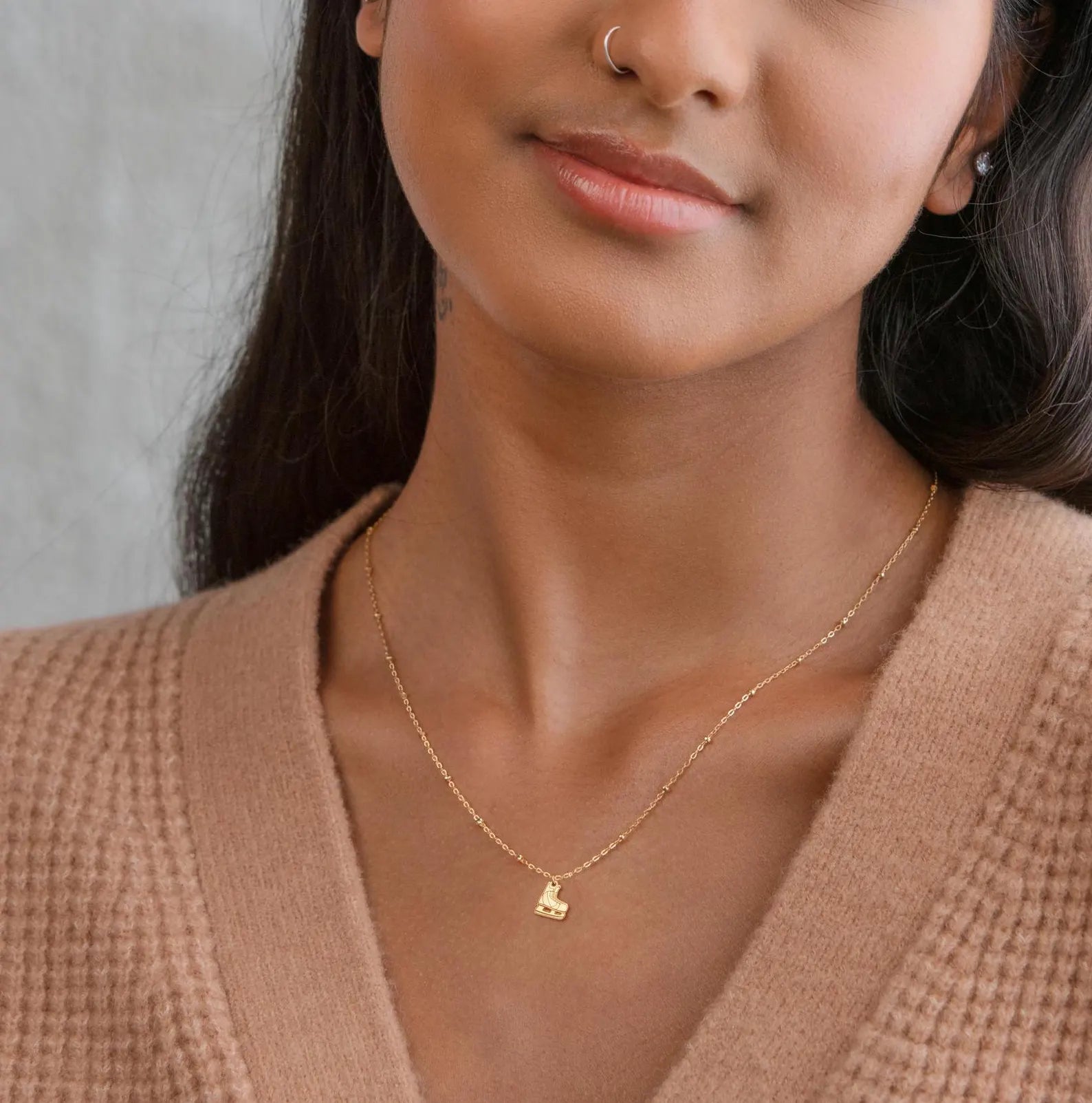 Hockey 925 Sterling Silver Pendant