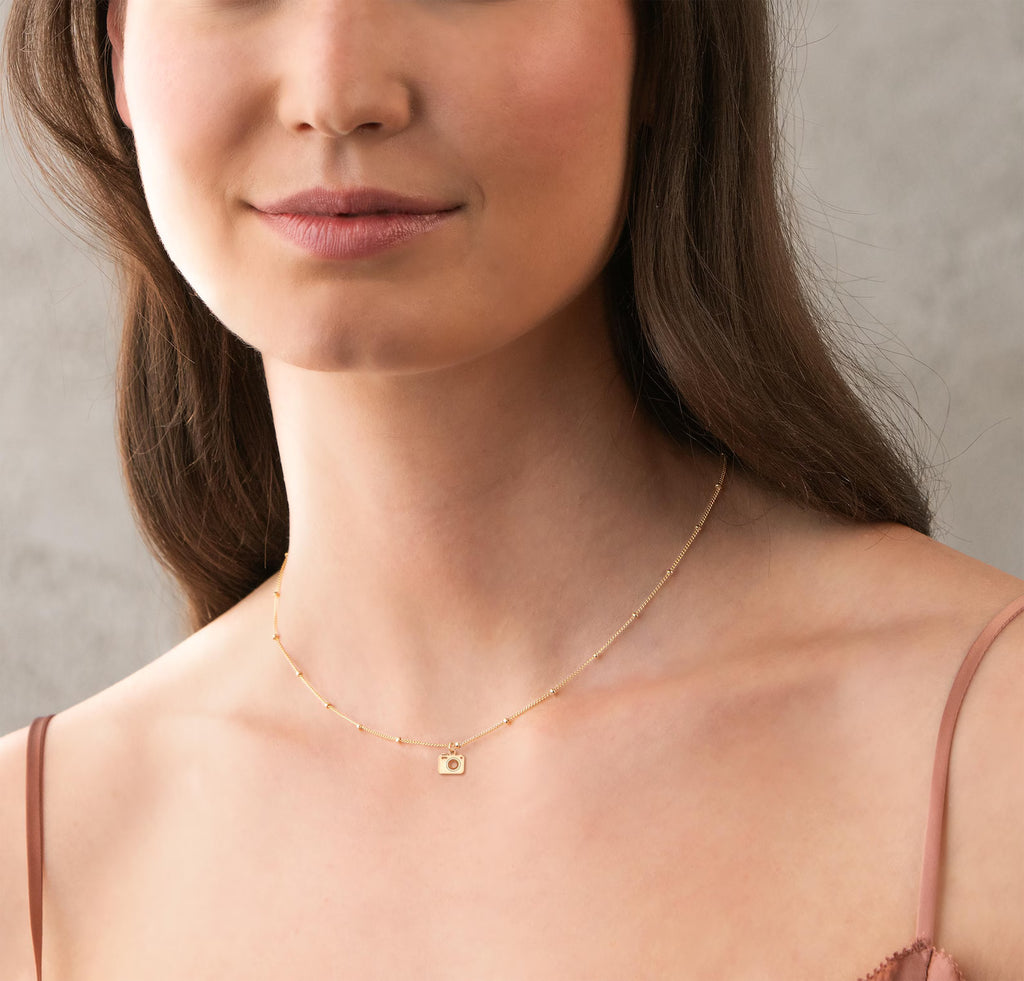 Camera Charm Photography 925 Sterling Silver Pendant