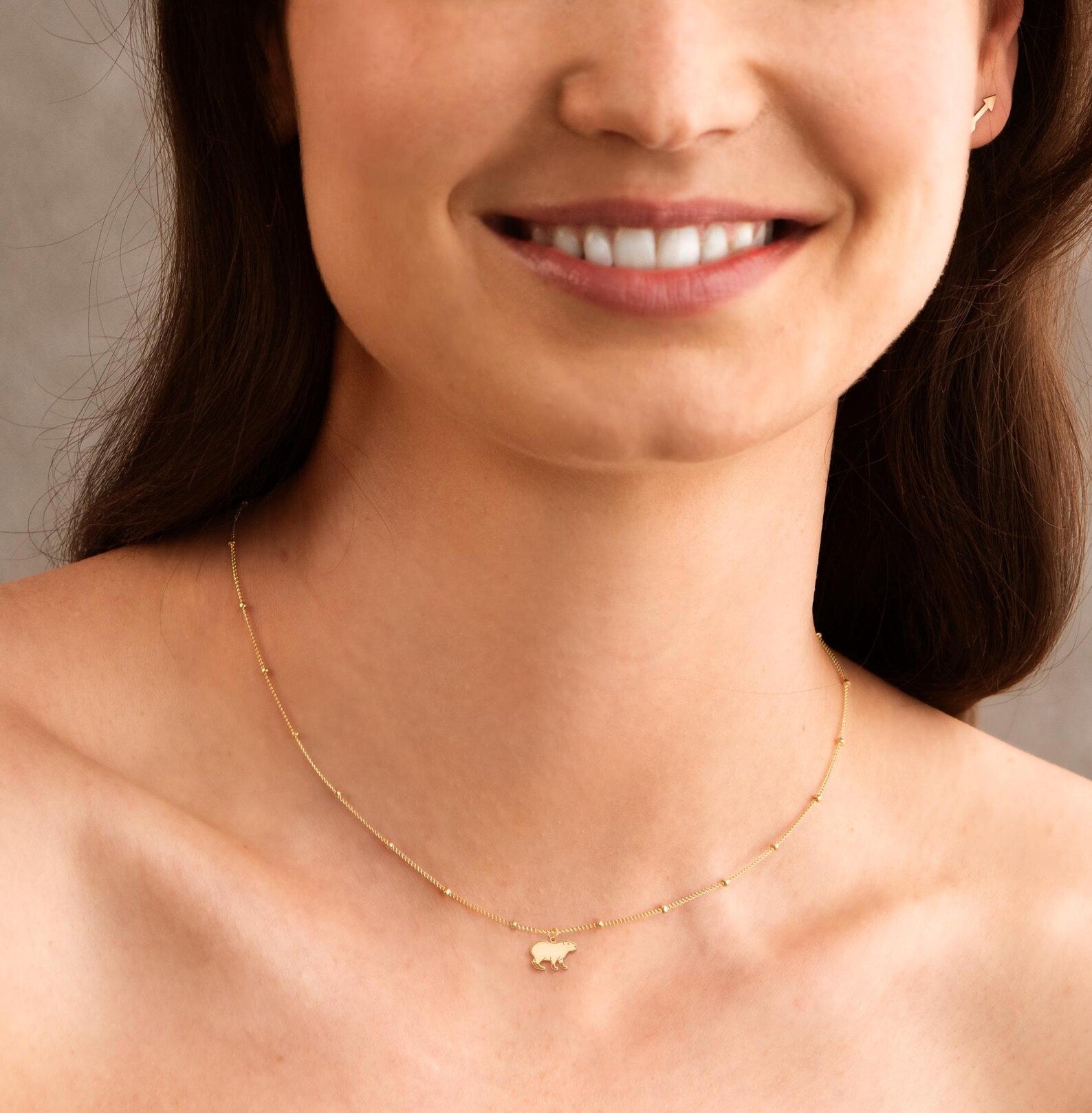 Capybara 925 Sterling Silver Pendant