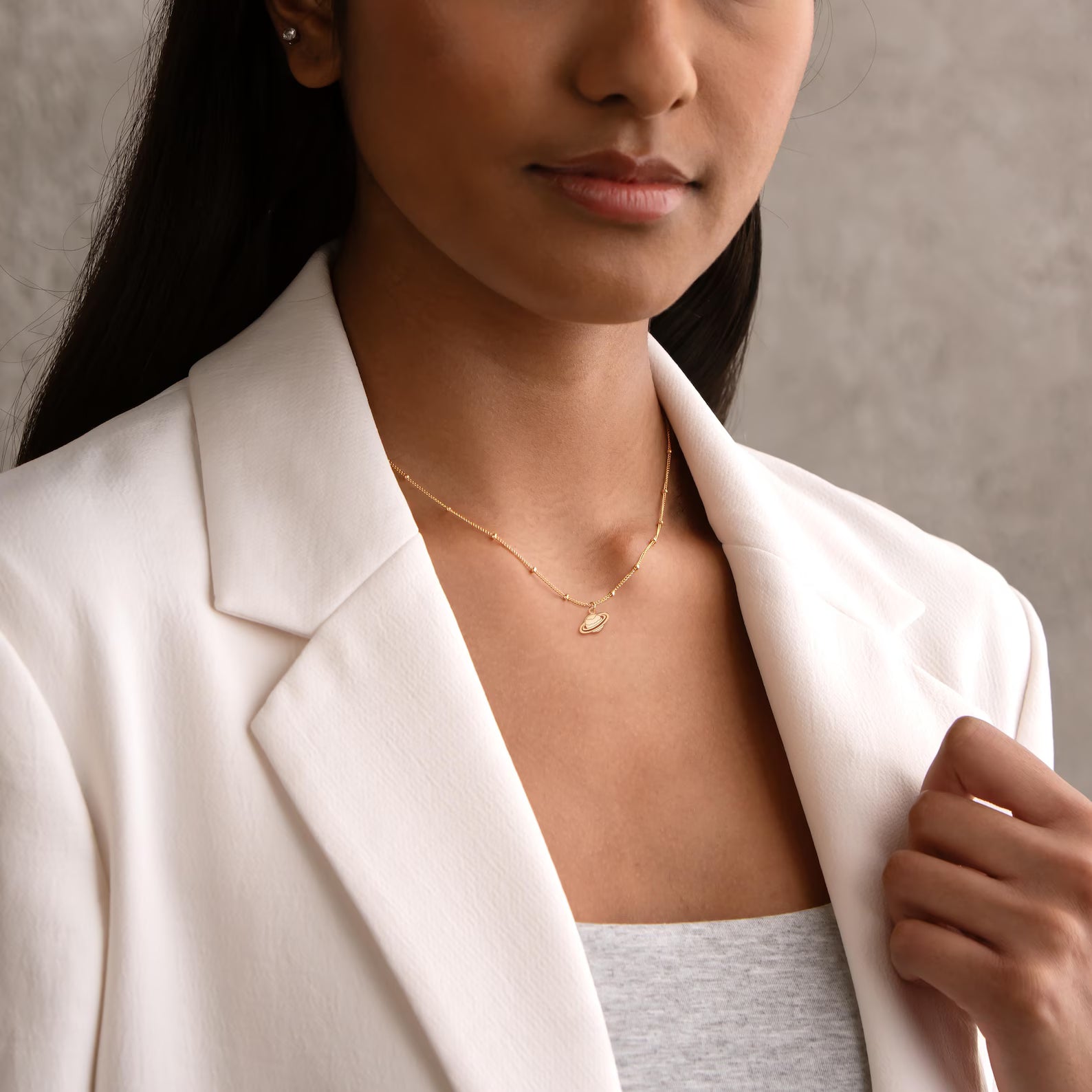 Saturn 925 Sterling Silver Pendant