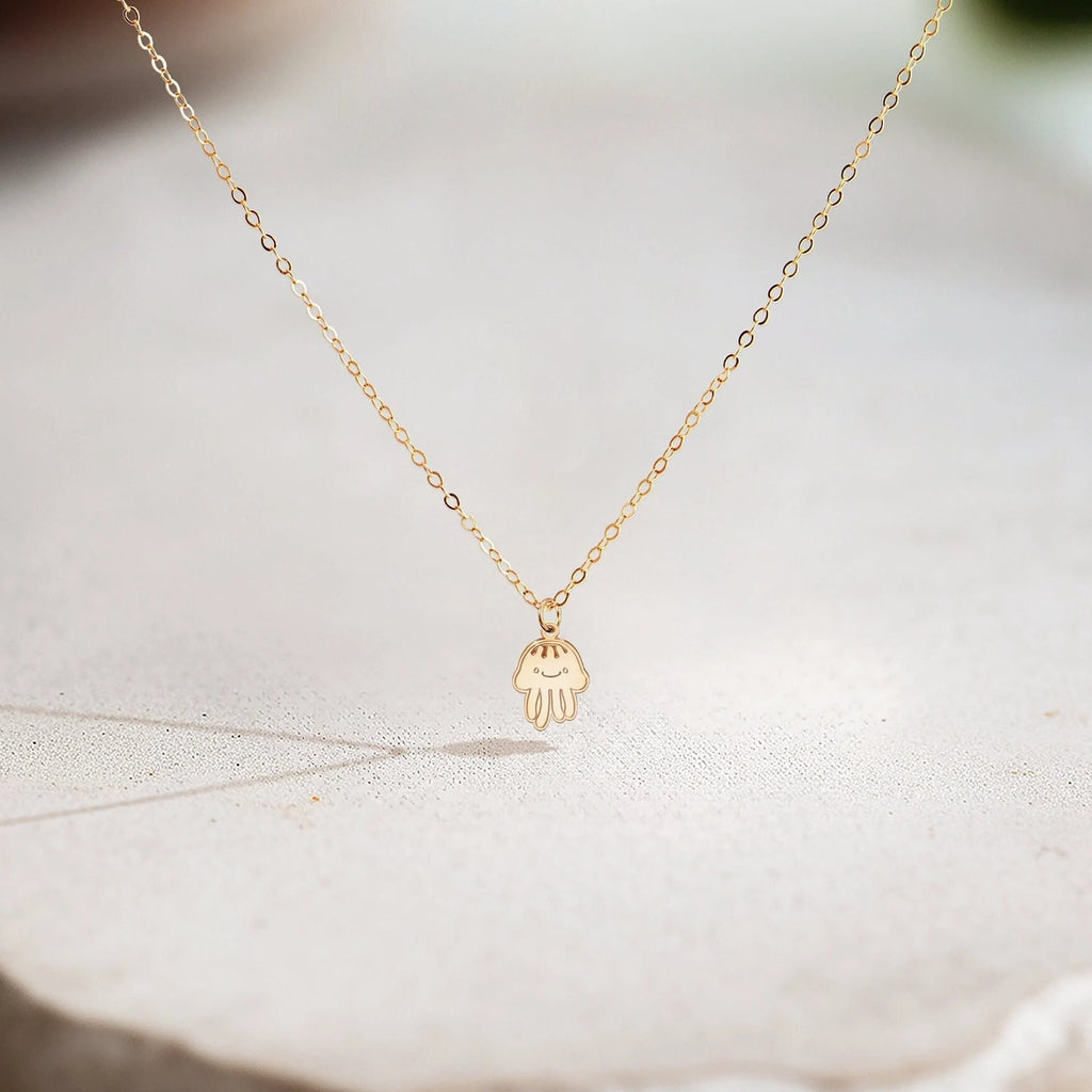 Jellyfish Ocean Jewellery 925 Sterling Silver Pendant
