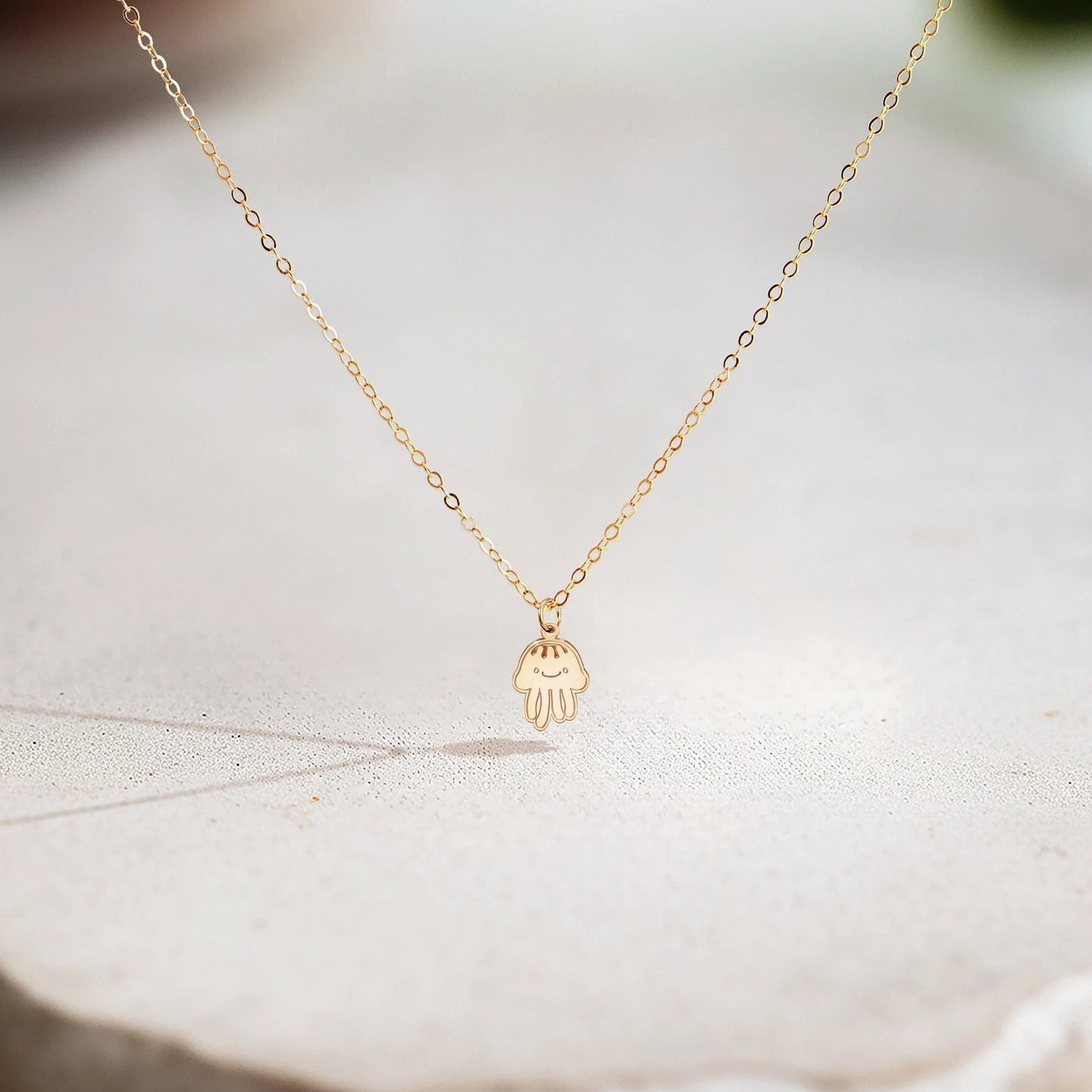 Jellyfish Ocean Jewellery 925 Sterling Silver Pendant