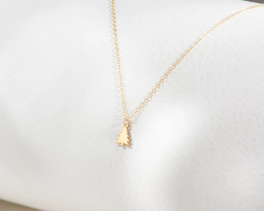 Pine Tree Pendant Nature Jewelry 925 Sterling Silver Pendant