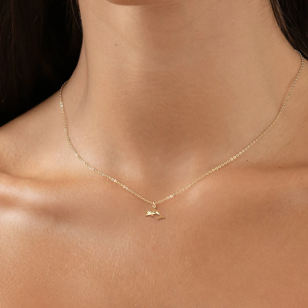 Orca Necklace Killer Whale 925 Sterling Silver Pendant